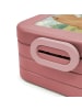 Mr. & Mrs. Panda MEPAL Bentobox Bär Schulterblick Design mit Spruch in Rot Pastell