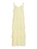 Vila Maxikleid in Pastel Yellow