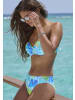 Sunseeker Bügel-Bandeau-Bikini-Top in blau-grün