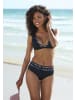 LASCANA Highwaist-Bikini-Hose in schwarz