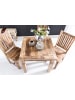 KADIMA DESIGN Esstisch Mango Massiv | 80x80x76cm, Landhaus, 4 Personen, Quadratisch in Braun