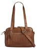 SPIKES & SPARROW Handtasche echt Leder in cognac