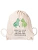 Mr. & Mrs. Panda Stoffbeutel Frosch Liebe mit Spruch in Creme