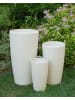 Beliani 2-tlg Outdoor Blumentopf ABDERA in Beige