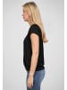 Cloud5ive Cloud5ive Cloud5ive Damen Shirt Kurzarm und V-Neck in black