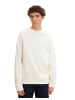 TOM TAILOR Denim Sweatshirt in soft light beige