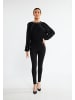 faina Damen Strickpullover in schwarz