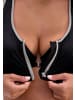 LASCANA ACTIVE Sport-BH in schwarz-grau