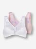 WITT WEIDEN Entlastungs-BH ohne Bügel in weiß + hellrosé
