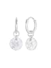 Elli Ohrringe 925 Sterling Silber Geo, Kreis, Plättchen in Silber