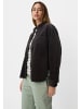 Camel Active Oversize-Bluse mit Hemdkragen in Schwarz