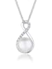 Elli Halskette 925 Sterling Silber Infinity in Weiß