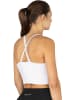 Circle Five Sporttop mit integriertem BH mit leichter Stützkraft in Weiß