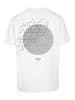 F4NT4STIC Heavy Oversize T-Shirt Geometric Grau in weiß