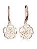 Elli Ohrringe 925 Sterling Silber Blume, Rose in Rosegold