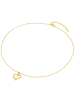 Rafaela Donata Halskette Herz Sterling Silber Zirkonia in gelbgold