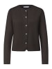 Street One Strick-Look Jacke mit dekorativen Knöpfen in black coffee