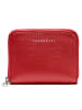 Lazarotti Milano Leather Geldbörse Leder 13,5 cm in red