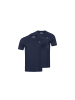 Kappa Kappa 2er Pack Herren-T-Shirt Basic mit Rundhals Ausschnitt in 2xNavy
