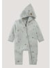 Hessnatur Fleece-Overall in nebelgrau