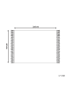 Beliani Kuscheldecke KHARI in Orange - (W) 150 x (H) 1 x (L) 200 cm