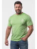 Men Plus Kurzarm T-Shirt in helles grün