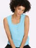 Sieh an! Shirttop in aquamarin