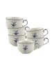 Villeroy & Boch 6er Set Teetassen Vieux Luxembourg 150 ml weiß-blau in weiß-blau