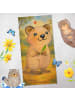 Mr. & Mrs. Panda Badehandtuch Quokka Happy Design ohne Spruch in Gelb Pastell