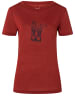 super.natural Merino T-Shirt in rot