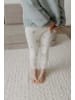 leevje Leggings birds' aus Bio-Baumwolle in light beige