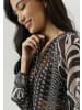 Aniston SELECTED Chiffonbluse in offwhite-schwarz-orange
