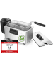 Emerio DF-120482 Kaltzonen Edelstahl-Fritteuse 3 Liter