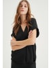 InWear Kurzarm-Bluse RindaIW Lockere Passform in Black