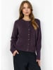 soyaconcept Strickjacke SC_ORLEAN in 95120 PLUM PERFECT MELANGE