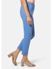 GOLDNER Kurzgröße:  7/8-Bengalinhose Stretchhose LOUISA mit Taschen in jeansblau