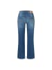 MAC HOSEN Laura Flared Fit Jeans aus Stretch-Denim in Mid Blue Use Washed