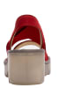 Fly London Sandalen in Rot/Beige