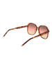 Scotch & Soda Frauen Sonnenbrillen Schmetterling Braun