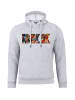 Cotton Prime® Hoodie Skyline Bangkok - Weltenbummler Kollektion in Grau-Melange