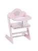 roba Puppenhochstuhl Prinzessin Sophie – rosa/silber mit Krone