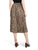 Betty Barclay Plisseerock mit Gummizug in Beige/Schwarz