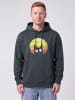 wat? Apparel Sweatshirt Sunset Cat in India Ink Grey