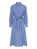 Soaked in Luxury Kleid SLCalken A-shape in Nouvean Navy Stripe