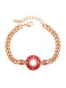 faina Women Bracelet in Rose Gold Red