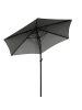 Butlers Sonnenschirm SIESTA mit Schirmständer in Grau
