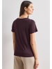 Street One T-Shirt in aubergine