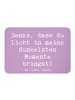 Mr. & Mrs. Panda Magnet Spruch Herztherapeut Licht mit Spruch in Lavendeltraum