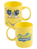 SpongeBob Spongebob Schwammkopf 3D Tasse Face Kaffeetasse Becher 320 ml in gelb