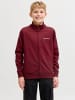 JACK & JONES Junior Strickjacke in Cabernet